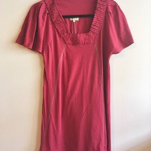 Burgundy tunic